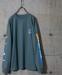 Limited Line Naive Magic | 【a】天竺サイドプリント長袖Tシャツ(Tシャツ/カットソー)