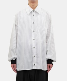 my beautiful landlet | 【my beautiful landlet】 POPLIN RAGLAN OVERSIZE RIB SHIRT(シャツ/ブラウス)