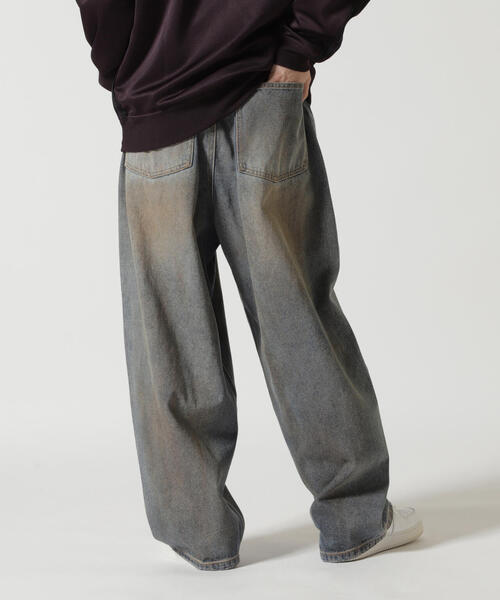 WHITELAND(ホワイトランド)の「WHITELAND/ホワイトランド/DRITY WIDE DENIM(デニムパンツ・メンズ・その他35・F)」の3枚目の写真