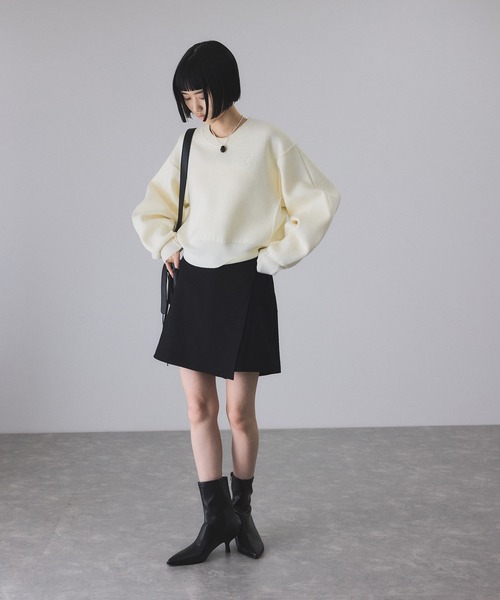 ADAM ET ROPE'(アダムエロペ)の「ポインテッドトゥストレッチブーツ(ブーツ・レディース・ダークブラウン/ブラック・24/23.5/24.5/23)」の8枚目の写真