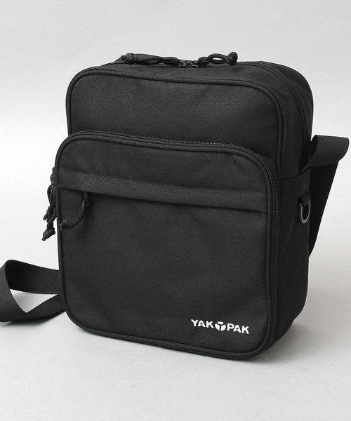 YAKPAK(ヤックパック)の「YAKPAK / ヤックパック / 撥水 600Dポリエステル / 縦型 ボックス ショルダーバッグ / white labela / ホワイトレーベル / BOX SHOULDER(ショルダーバッグ・メンズ・ブラック・FREE)」の5枚目の写真