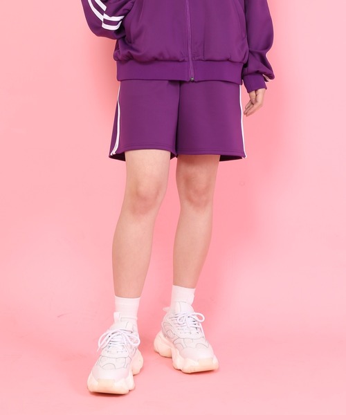 PUNYUS(プニュズ)の「フードトラックショートパンツ(その他パンツ・レディース・グリーン/ピンク/ライトパープル/オレンジ/サックスブルー/イエロー/レッド/ブルー/パープル/ブラック/ブラック系その他/ブラウン/ホワイト・3/4/2/1)」の9枚目の写真