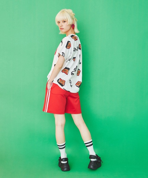 PUNYUS(プニュズ)の「フードトラックショートパンツ(その他パンツ・レディース・グリーン/ピンク/ライトパープル/オレンジ/サックスブルー/イエロー/レッド/ブルー/パープル/ブラック/ブラック系その他/ブラウン/ホワイト・3/4/2/1)」の13枚目の写真