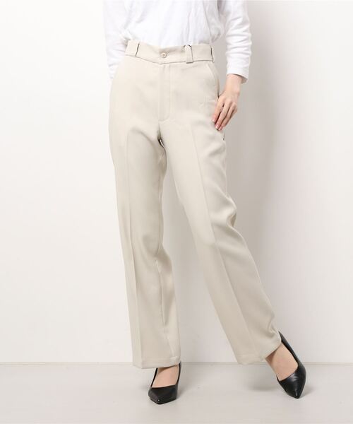 THE SHINZONE(ザ シンゾーン)の「CENTER PRESS PANTS(スラックス・レディース・グレー/ブラック/ホワイト/カーキ・38/36/32/0/34/TALL)」の5枚目の写真