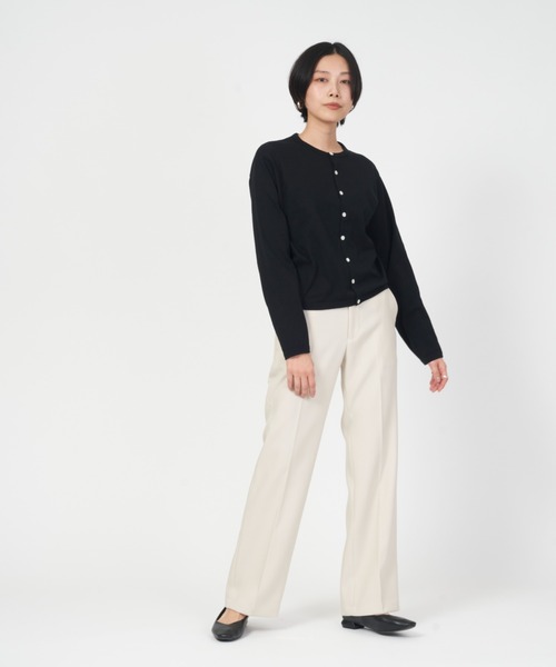 THE SHINZONE(ザ シンゾーン)の「CENTER PRESS PANTS(スラックス・レディース・グレー/ブラック/ホワイト/カーキ・38/36/32/0/34/TALL)」の12枚目の写真