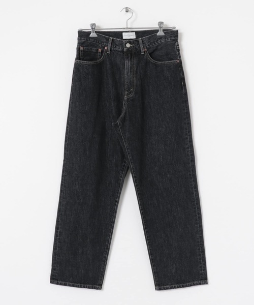 URBAN RESEARCH(アーバンリサーチ)の「new basic 13.5oz WIDE TAPERED PANTS(デニムパンツ・メンズ・ブラック/インディゴブルー・SMALL/MEDIUM/LARGE)」の19枚目の写真