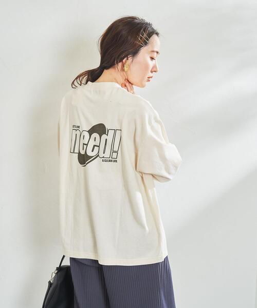 coen(コーエン)の「アメリカンプリントロングスリーブTシャツ(Tシャツ/カットソー・レディース・ダークグリーン/オフホワイト/ライトピンク/コバルトブルー・FREE)」の15枚目の写真