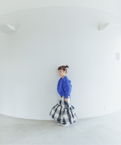 LOWRYS FARM(ローリーズファーム)の「メモリーティアードスカート 162998(スカート・キッズ・ブラック/ブラック系その他/レッド系その他・110cm/120cm/130cm/140cm/150cm)」の15枚目の写真
