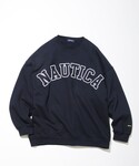 NAUTICA(ノーティカ)のNAUTICA/ノーティカ Arch Logo Crewneck Sweatshirt/アーチロゴクルーネックスウェットシャツ