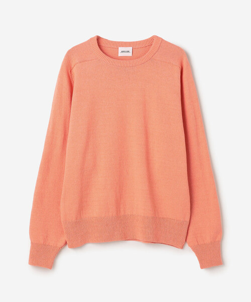 Morris & Sons(モリスアンドサンズ)の「MORRIS & SONS | コットン サドルショルダーニット WOMEN(ニット/セーター・レディース・オレンジ/グレー/ブラウン/イエロー/ネイビー・0)」の6枚目の写真