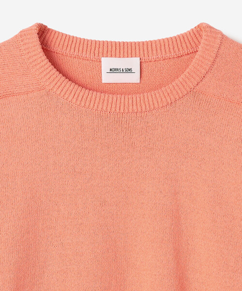 Morris & Sons(モリスアンドサンズ)の「MORRIS & SONS | コットン サドルショルダーニット WOMEN(ニット/セーター・レディース・オレンジ/グレー/ブラウン/イエロー/ネイビー・0)」の8枚目の写真