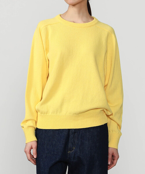 Morris & Sons(モリスアンドサンズ)の「MORRIS & SONS | コットン サドルショルダーニット WOMEN(ニット/セーター・レディース・オレンジ/グレー/ブラウン/イエロー/ネイビー・0)」の5枚目の写真