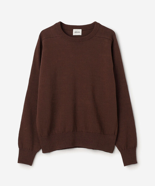 Morris & Sons(モリスアンドサンズ)の「MORRIS & SONS | コットン サドルショルダーニット WOMEN(ニット/セーター・レディース・オレンジ/グレー/ブラウン/イエロー/ネイビー・0)」の15枚目の写真