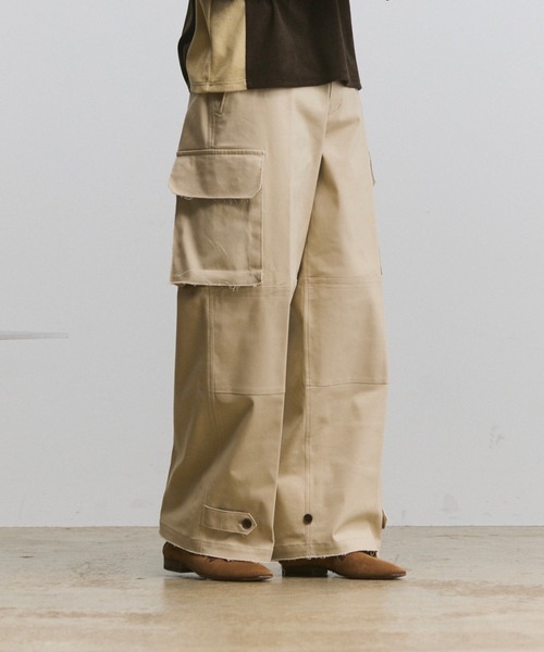 M47 Wide straight military pants / ワイドストレート ミリタリー カーゴパンツの6枚目の写真