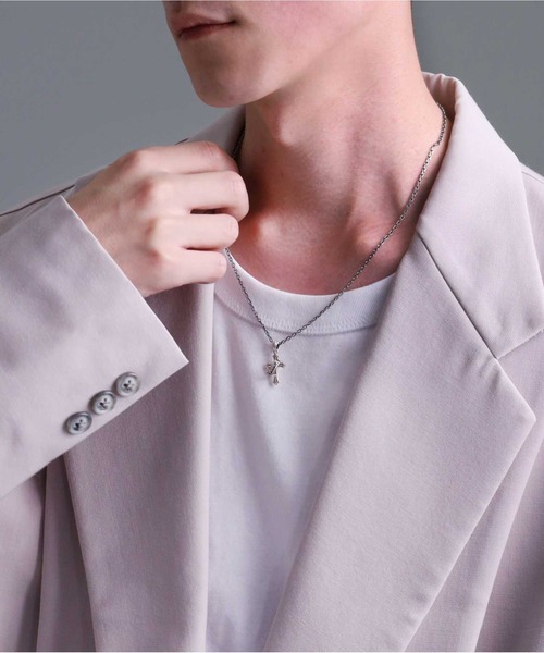 LION HEART(ライオンハート)の「“HOWL”ハウリングクロスネックレス/SS SIZE/シルバー925【LION HEART / ライオンハート】(ネックレス・メンズ・シルバー・50cm)」の11枚目の写真