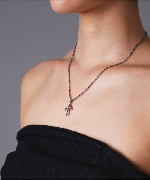 LION HEART(ライオンハート)の「“HOWL”ハウリングクロスネックレス/SS SIZE/シルバー925【LION HEART / ライオンハート】(ネックレス・メンズ・シルバー・50cm)」の16枚目の写真