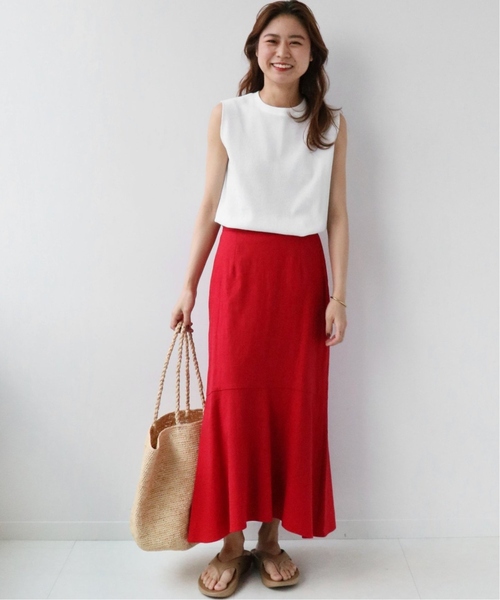 JOURNAL STANDARD relume(ジャーナルスタンダード レリューム)の「《追加3》TCワッフルノースリーブ(Tシャツ/カットソー・レディース・ブルー/ブラック/ホワイト/ベージュ/ネイビー/グレー/ホワイト系その他・FREE)」の17枚目の写真
