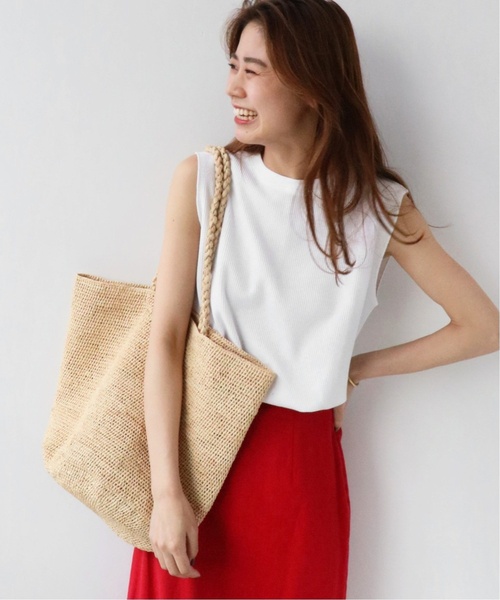 JOURNAL STANDARD relume(ジャーナルスタンダード レリューム)の「《追加3》TCワッフルノースリーブ(Tシャツ/カットソー・レディース・ブルー/ブラック/ホワイト/ベージュ/ネイビー/グレー/ホワイト系その他・FREE)」の18枚目の写真