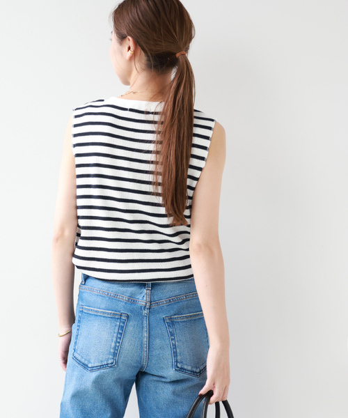 JOURNAL STANDARD relume(ジャーナルスタンダード レリューム)の「《追加3》TCワッフルノースリーブ(Tシャツ/カットソー・レディース・ブルー/ブラック/ホワイト/ベージュ/ネイビー/グレー/ホワイト系その他・FREE)」の22枚目の写真