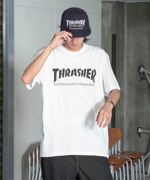 THRASHER(スラッシャー)の「MAG LOGO S/S T-SHIRTS/スラッシャー Tシャツ 半袖 マグロゴ MAGLOGO(Tシャツ/カットソー・メンズ・ホワイト/ブラック/イエローゴールド/グリーン/バーガンディー/ブラック系その他/パープル/ブラック×レッド/ダークグリーン/ネイビー/ライトブルー/キャメル・SMALL/MEDIUM/LARGE/X-LARGE/XX-LARGE)」の19枚目の写真