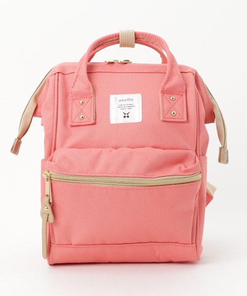 anello(アネロ)の「【キッズ】【anello】アネロ ポリキャンバス口金リュック (バックパック/リュック・キッズ・その他31/ブラック/ピンク系その他・ONE SIZE)」の3枚目の写真