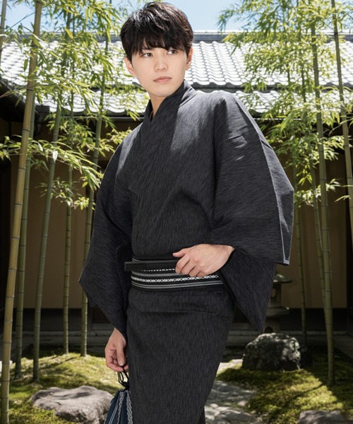 KYOETSU(キョウエツ)の「メンズ 楊柳浴衣 6点セット ( 浴衣 + 帯 + 下駄 + 腰紐 + 信玄袋 + 扇子 )(浴衣・メンズ・ブラウン系その他/ブラック系その他/グレー系その他/ブラック系その他3/ブルー系その他6/ブラック系その他4/ブルー系その他/ブラック系その他2/グレー系その他4/ブラウン系その他4/ブルー系その他5/グレー系その他2/ブラウン系その他2/ブルー系その他2/ブルー系その他3/ブルー系その他7/ブルー系その他4/グレー系その他3/ブラウン系その他3/ブルー/グレー系その他5/グレー系その他6/ホワイト系その他/レッド系その他/ホワイト系その他2/レッド系その他2/その他/その他1/その他2/その他3/その他4/その他5・3L/M/L/LL)」の12枚目の写真