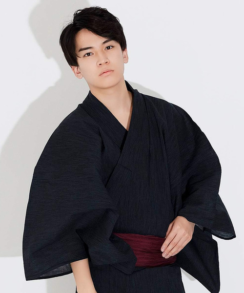 KYOETSU(キョウエツ)の「メンズ 楊柳浴衣 6点セット ( 浴衣 + 帯 + 下駄 + 腰紐 + 信玄袋 + 扇子 )(浴衣・メンズ・ブラウン系その他/ブラック系その他/グレー系その他/ブラック系その他3/ブルー系その他6/ブラック系その他4/ブルー系その他/ブラック系その他2/グレー系その他4/ブラウン系その他4/ブルー系その他5/グレー系その他2/ブラウン系その他2/ブルー系その他2/ブルー系その他3/ブルー系その他7/ブルー系その他4/グレー系その他3/ブラウン系その他3/ブルー/グレー系その他5/グレー系その他6/ホワイト系その他/レッド系その他/ホワイト系その他2/レッド系その他2/その他/その他1/その他2/その他3/その他4/その他5・3L/M/L/LL)」の22枚目の写真