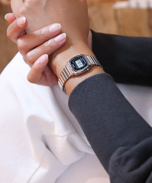 CASIO(カシオ)の「【 CASIO / カシオ 】スタンダード デジタル LA670WA-1A2JF HDG(デジタル腕時計・レディース・シルバー/シルバー系その他・FREE)」の7枚目の写真