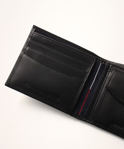 【TOMMY HILFIGER/トミーヒルフィガー】ワンポイントロゴ レザーコンパクトウォレットの10枚目の写真