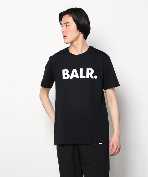 BALR.(ボーラー)の「BALR./ボーラー/BRAND STRAIGHT T-SHIRT/正規商品(Tシャツ/カットソー・メンズ・ホワイト/ブラック・SMALL/MEDIUM/LARGE/X-SMALL)」の2枚目の写真