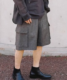 LIDNM | LINEN WOOL PINHEAD SHORTS(その他パンツ)
