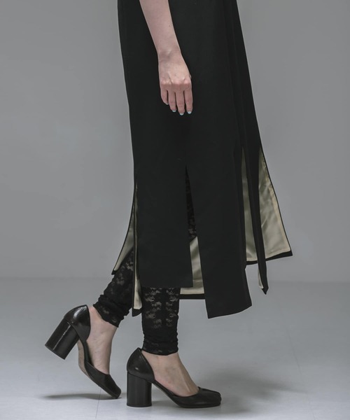 URBAN RESEARCH(アーバンリサーチ)の「ambiguous Lace Long Leggings(レギンス/スパッツ・レディース・ブラック/ホワイト・FREE)」の5枚目の写真