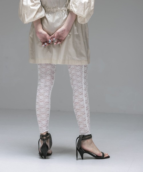 URBAN RESEARCH(アーバンリサーチ)の「ambiguous Lace Long Leggings(レギンス/スパッツ・レディース・ブラック/ホワイト・FREE)」の15枚目の写真