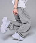 ADRER(アドラー)のHeavy cotton untidy over size easy sweat pants/ヘビーコットンアンタイディーオーバーサイズイージースウェットパンツ