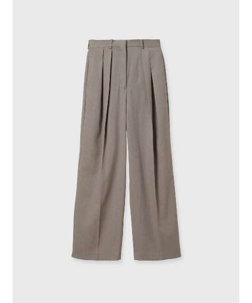 CREDONA(クレドナ)の「【THE C】ICHIGUN PANTS/イチグンパンツ(スラックス・レディース・ブラック/ベージュ/ブラウン/アイボリー・2/0/1)」の4枚目の写真