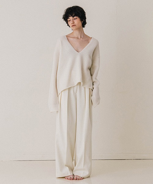 CREDONA(クレドナ)の「【THE C】ICHIGUN PANTS/イチグンパンツ(スラックス・レディース・ブラック/ベージュ/ブラウン/アイボリー・2/0/1)」の14枚目の写真