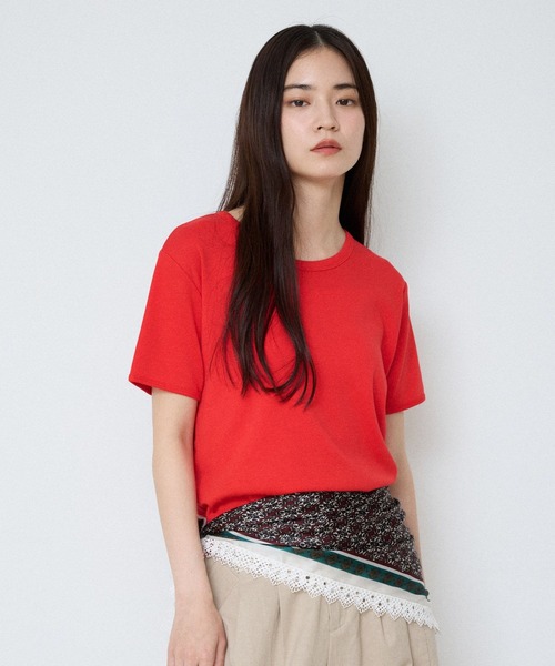 JEANASIS(ジーナシス)の「SuperiorコットンフライスTEE SS/666094(Tシャツ/カットソー・レディース・ブラック/グレー/レッド/ホワイト/ライトブルー/グリーン系その他・FREE)」の11枚目の写真