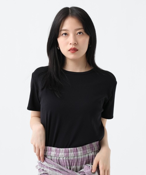 JEANASIS(ジーナシス)の「SuperiorコットンフライスTEE SS/666094(Tシャツ/カットソー・レディース・ブラック/グレー/レッド/ホワイト/ライトブルー/グリーン系その他・FREE)」の18枚目の写真