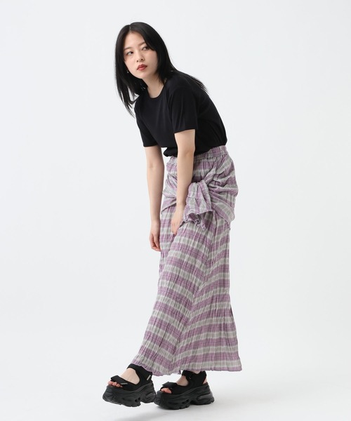 JEANASIS(ジーナシス)の「SuperiorコットンフライスTEE SS/666094(Tシャツ/カットソー・レディース・ブラック/グレー/レッド/ホワイト/ライトブルー/グリーン系その他・FREE)」の20枚目の写真