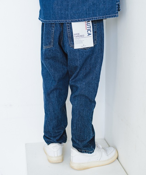 NAUTICA(ノーティカ)の「【NAUTICA/ノーティカ】ツイル・デニムロングパンツ(デニムパンツ・キッズ・ネイビー/ブラック/ブルー/オフホワイト・XL/L/M/S/XS)」の3枚目の写真