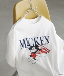 LOWRYS FARM | MICKEY/フラッグT 903289(Tシャツ/カットソー)