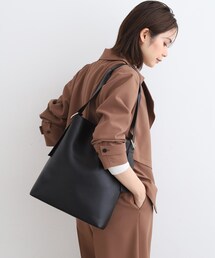 INDIVI | 【合皮/2WAY/A4収納可能】ワンショルダ―トートバッグ(トートバッグ)