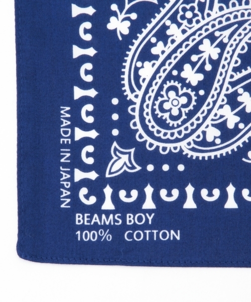 BEAMS BOY(ビームスボーイ)の「BEAMS BOY / コットンサテン 3連バンダナ(バンダナ/スカーフ・レディース・ブラック/レッド/ネイビー・ONE SIZE)」の12枚目の写真