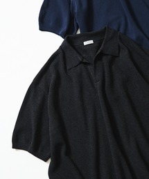 crepuscule | crepuscule / Co/Ra Moss Stitch Skipper(ポロシャツ)