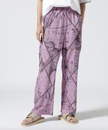 【直営店限定】BANDANA CHART MIX CUT PLEATED PANTS/ バンダナチャートミックスプリーツパンツ