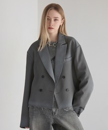 【Spielio】Cut off design tailored jacket / カットオフデザインテーラードジャケット