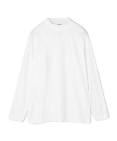 TOMORROWLAND (トゥモローランド)の「アルビニスムース モックネックプルオーバー(Tシャツ/カットソー・メンズ・ブラウン/ブラック/ホワイト・S/XS/L/M)」の2枚目の写真
