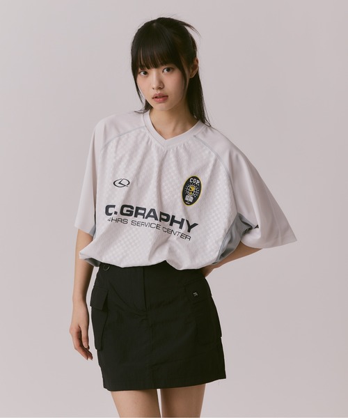 codegraphy(コードグラフィー)の「24H Sports SHORT SLEEVE Jersey T-Shirt(Tシャツ/カットソー・メンズ・ネイビー/ホワイト/ピンク/ライトブルー・SMALL/LARGE/MEDIUM)」の8枚目の写真