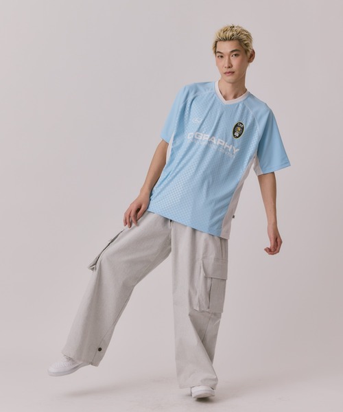 codegraphy(コードグラフィー)の「24H Sports SHORT SLEEVE Jersey T-Shirt(Tシャツ/カットソー・メンズ・ネイビー/ホワイト/ピンク/ライトブルー・SMALL/LARGE/MEDIUM)」の12枚目の写真