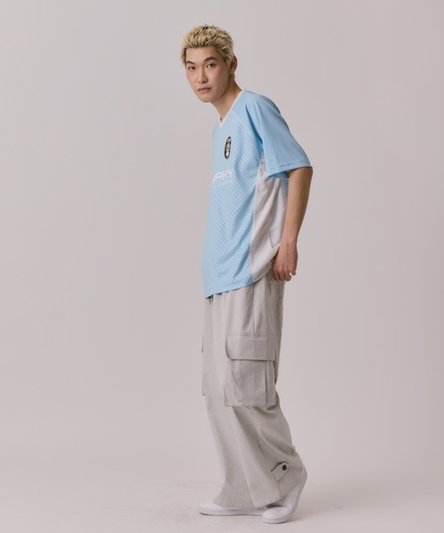 codegraphy(コードグラフィー)の「24H Sports SHORT SLEEVE Jersey T-Shirt(Tシャツ/カットソー・メンズ・ネイビー/ホワイト/ピンク/ライトブルー・SMALL/LARGE/MEDIUM)」の13枚目の写真